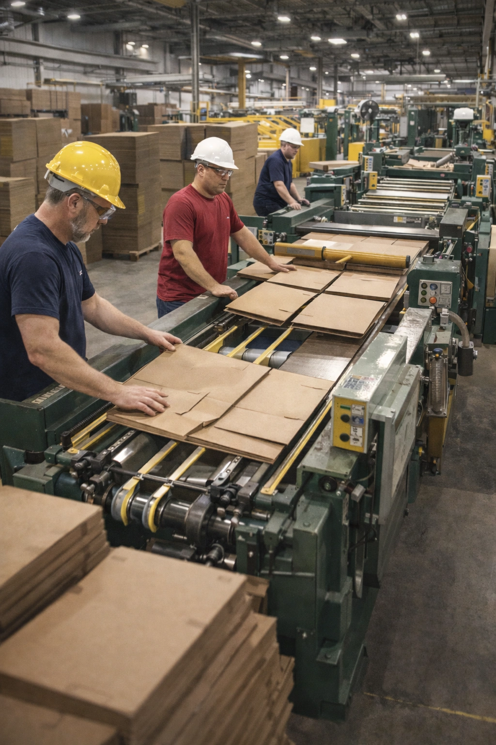 KorrPack India corrugated packaging manufacturing facility and finished boxes