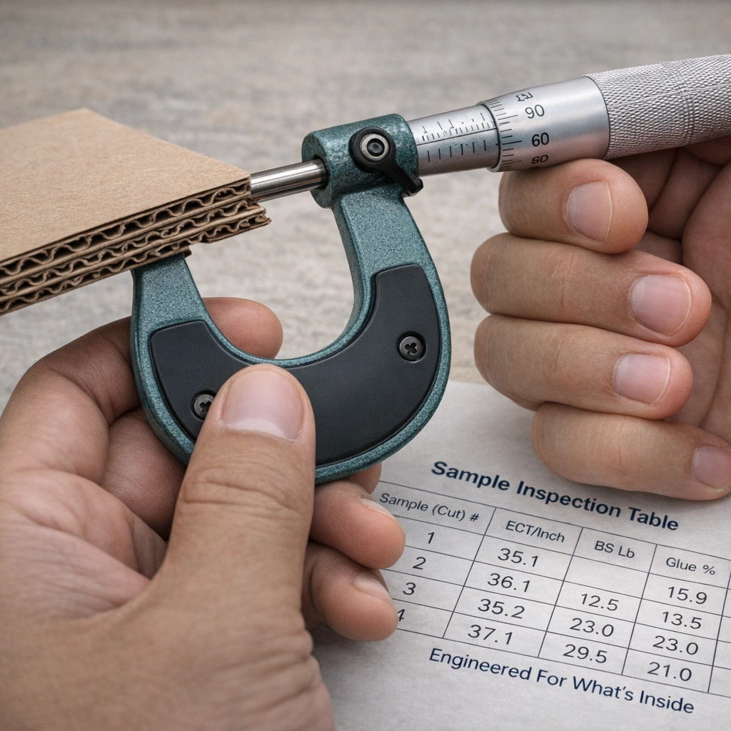 Large-scale corrugated packaging production and client servicing workflow