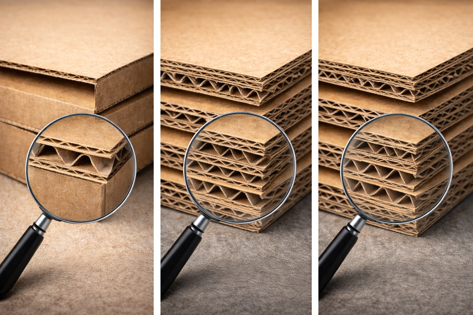 Multi-ply corrugated boards 3-ply 5-ply 7-ply packaging