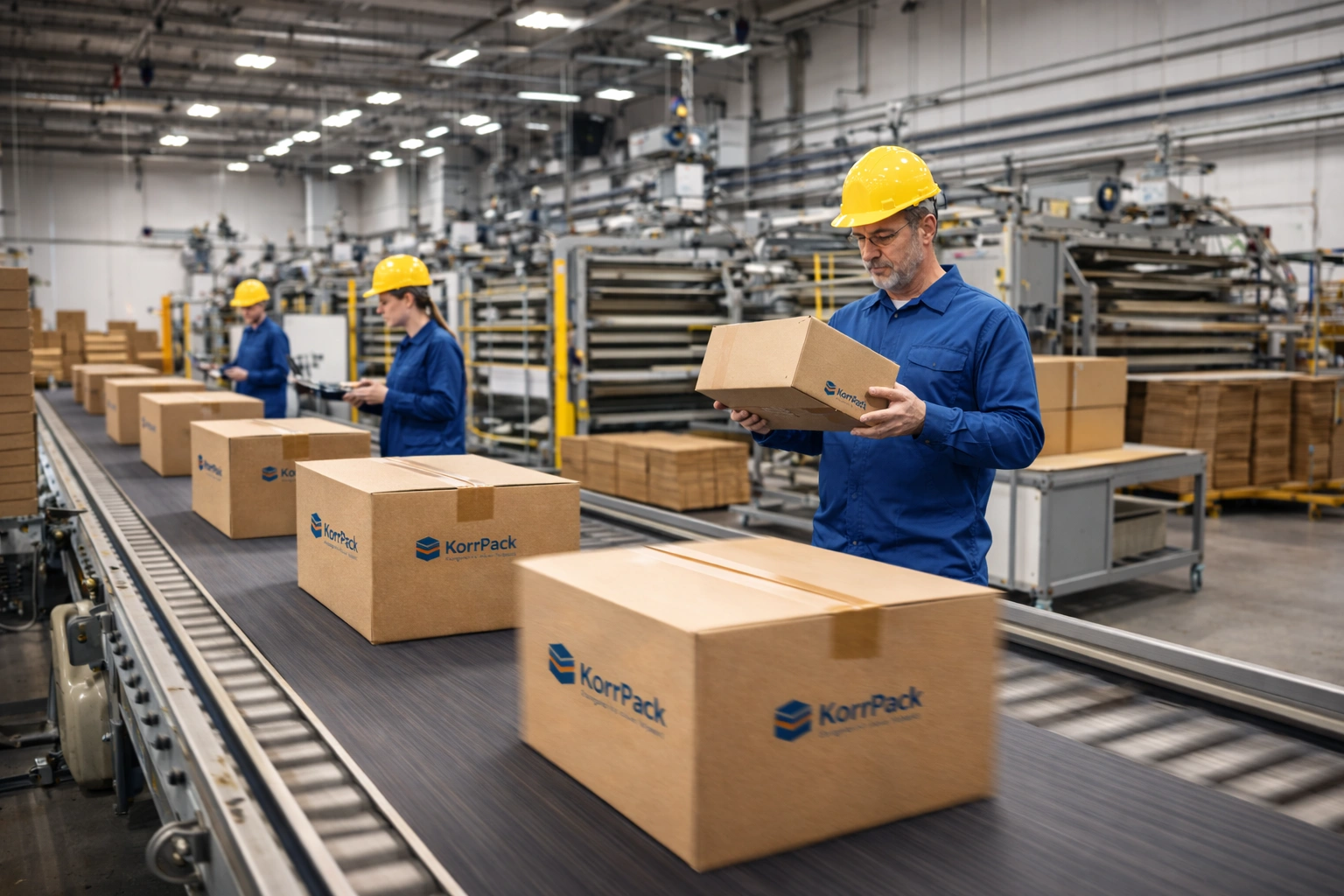 Modern corrugated packaging manufacturing machinery